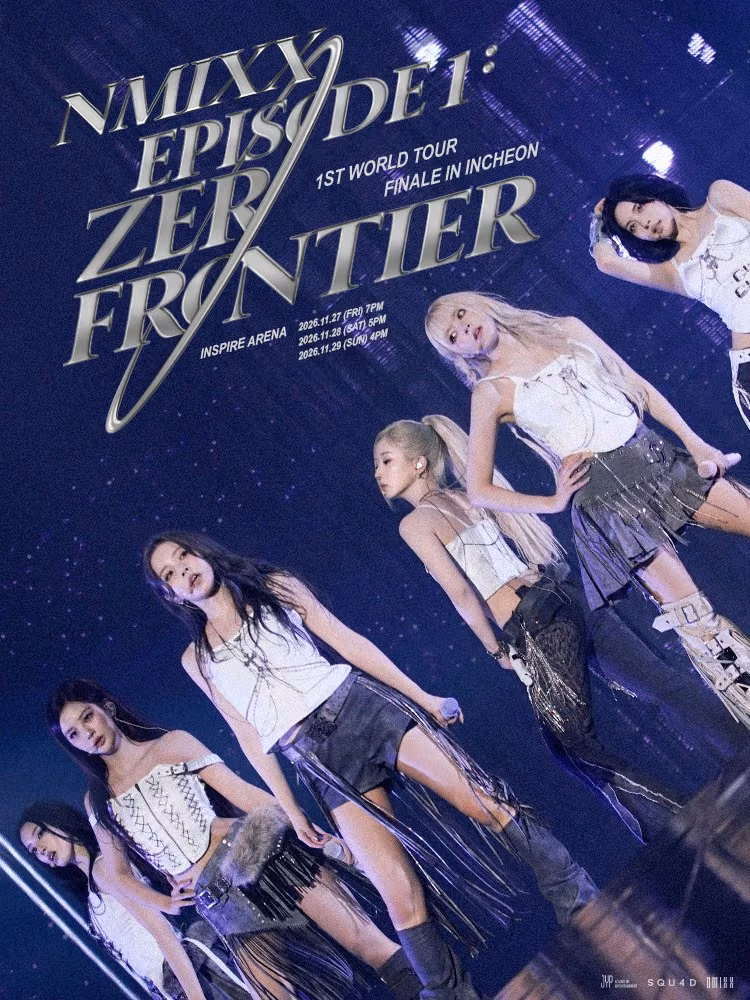 NMIXX 1ST WORLD TOUR 〈EPISODE 1: ZERO FRONTIER〉 FINALE IN INCHEON 공식 포스터