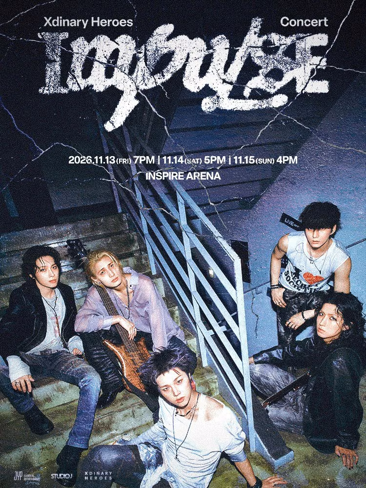 Xdinary Heroes Concert 〈IMPULSE〉 공식 포스터